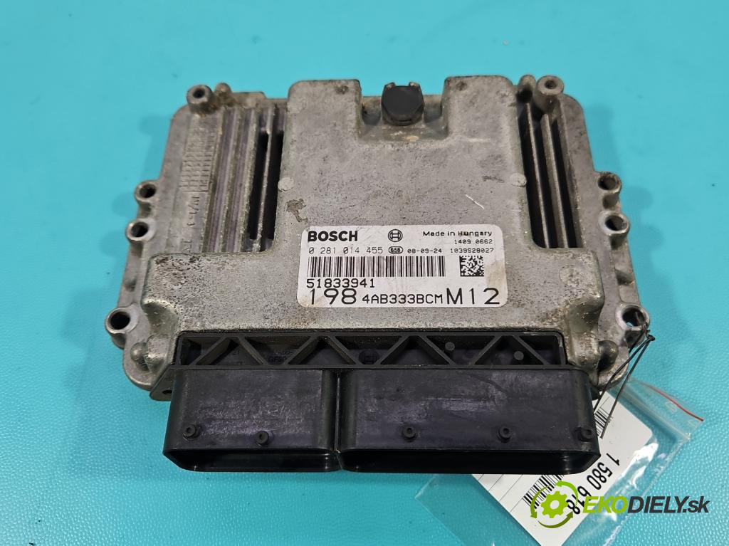 Fiat Bravo II 2007-2014 1.6 jtd 120 HP manual 88 kW 1598 cm3 5- riadiaca jednotka motora 0281014455