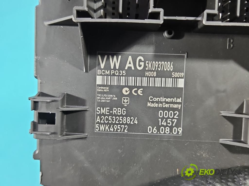 Vw Tiguan I 2007-2016 1.4 TSI 150 HP manual 110 kW 1390 cm3 5- riadiaca jednotka komfortu 5K0937086