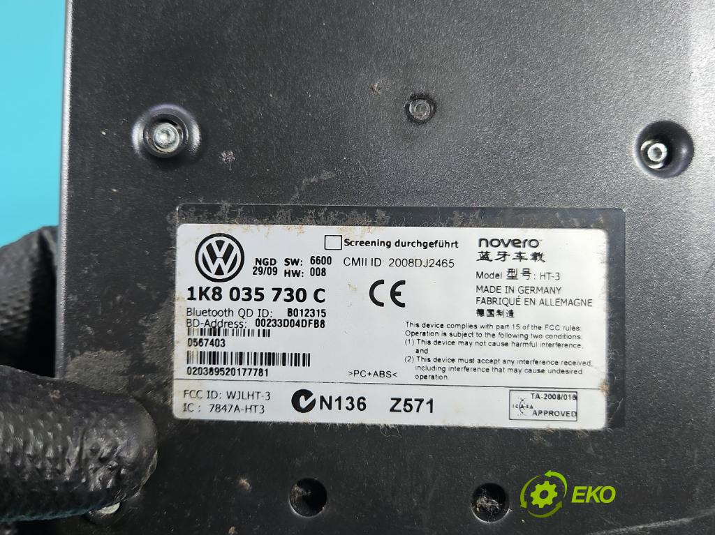 Vw Tiguan I 2007-2016 1.4 TSI 150 HP manual 110 kW 1390 cm3 5- riadiaca jednotka ostatné 1K8035730C