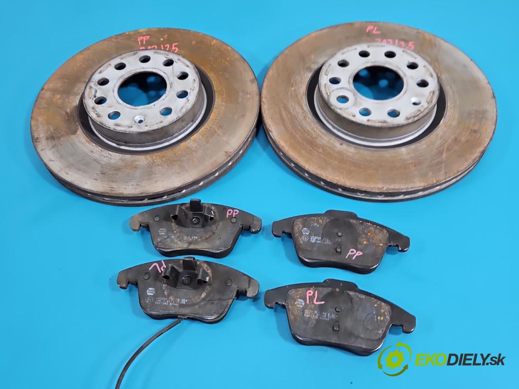 Vw Tiguan I 2007-2016 1.4 TSI 150 HP manual 110 kW 1390 cm3 5- Štíty: brzdové predné 