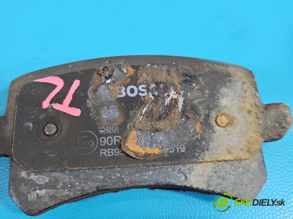 Vw Tiguan I 2007-2016 1.4 TSI 150 HP manual 110 kW 1390 cm3 5- Štíty: brzdové zadné