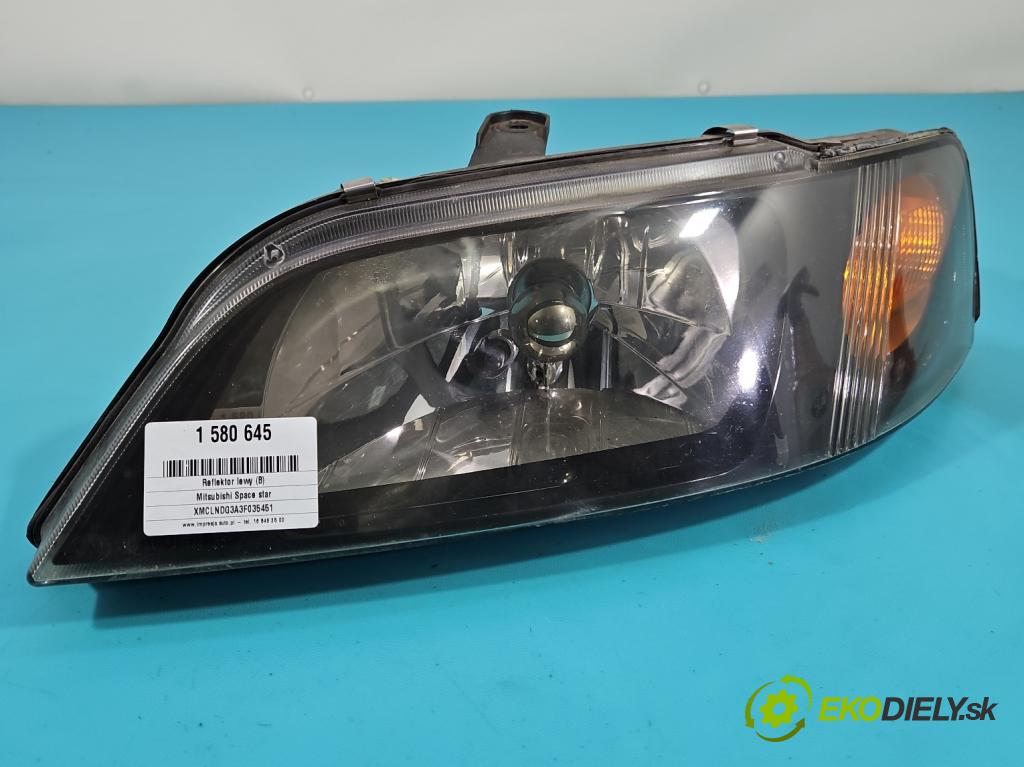 Mitsubishi Space star 1.6 16V 98 HP manual 72 kW 1584 cm3 5- Reflektor: ľavý  (Kľučka dverí ostatné)