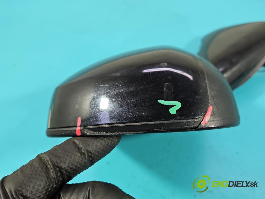 Toyota Verso 2009-2018 1.8 16V 147 HP automatic 108 kW 1798 cm3 5- zrkadlo pravé  (Kľučka dverí ostatné)