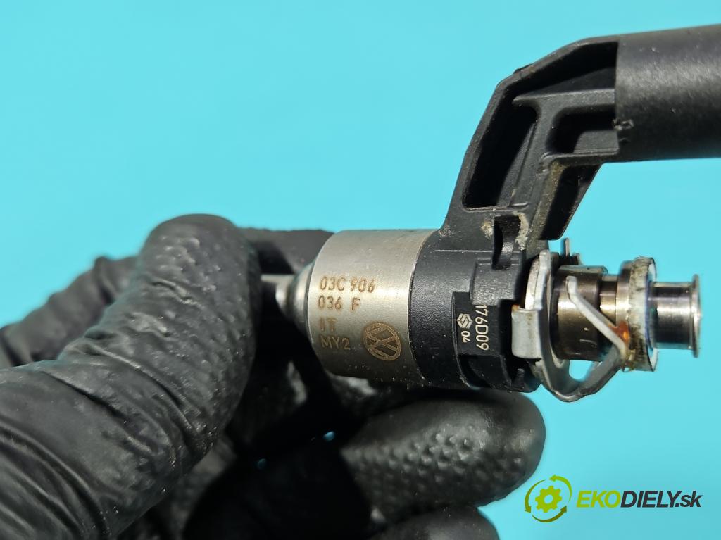 Vw Golf plus 1.4 TSI 122 hp manual 90 kW 1390 cm3 5- vstřikovač 03C906036F (Vstřikovač paliva)