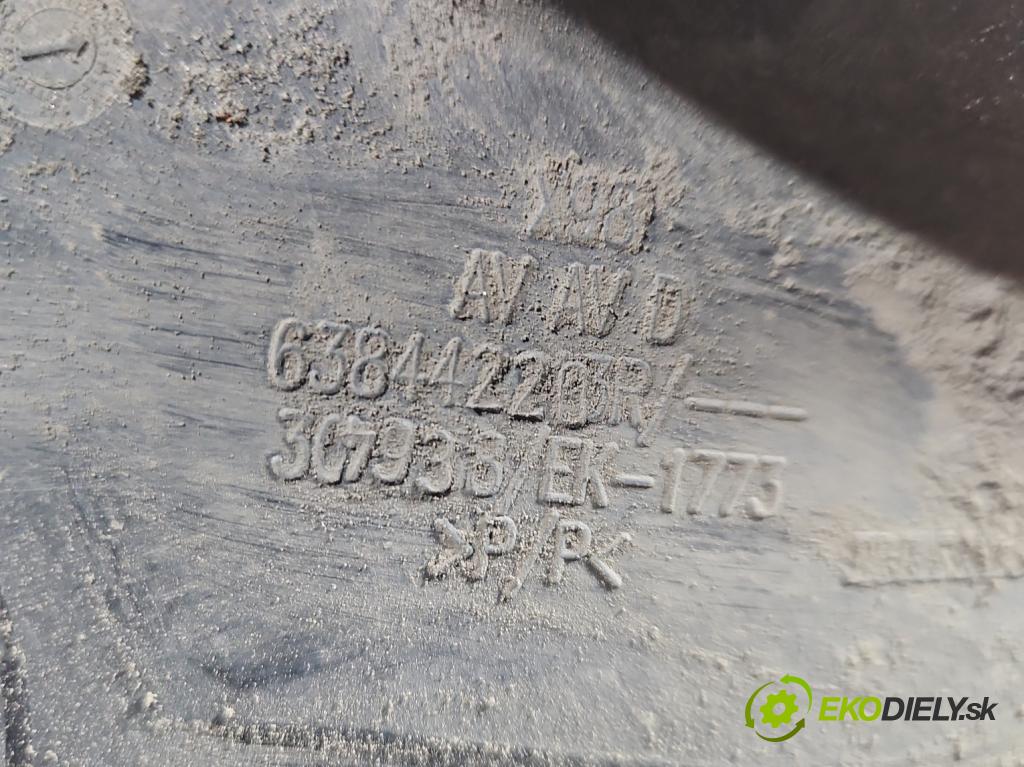 Renault Clio IV 2012-2020 1.2 16V 73 HP manual 54 kW 1149 cm3 5- Blatník: predné pravé 638442203R