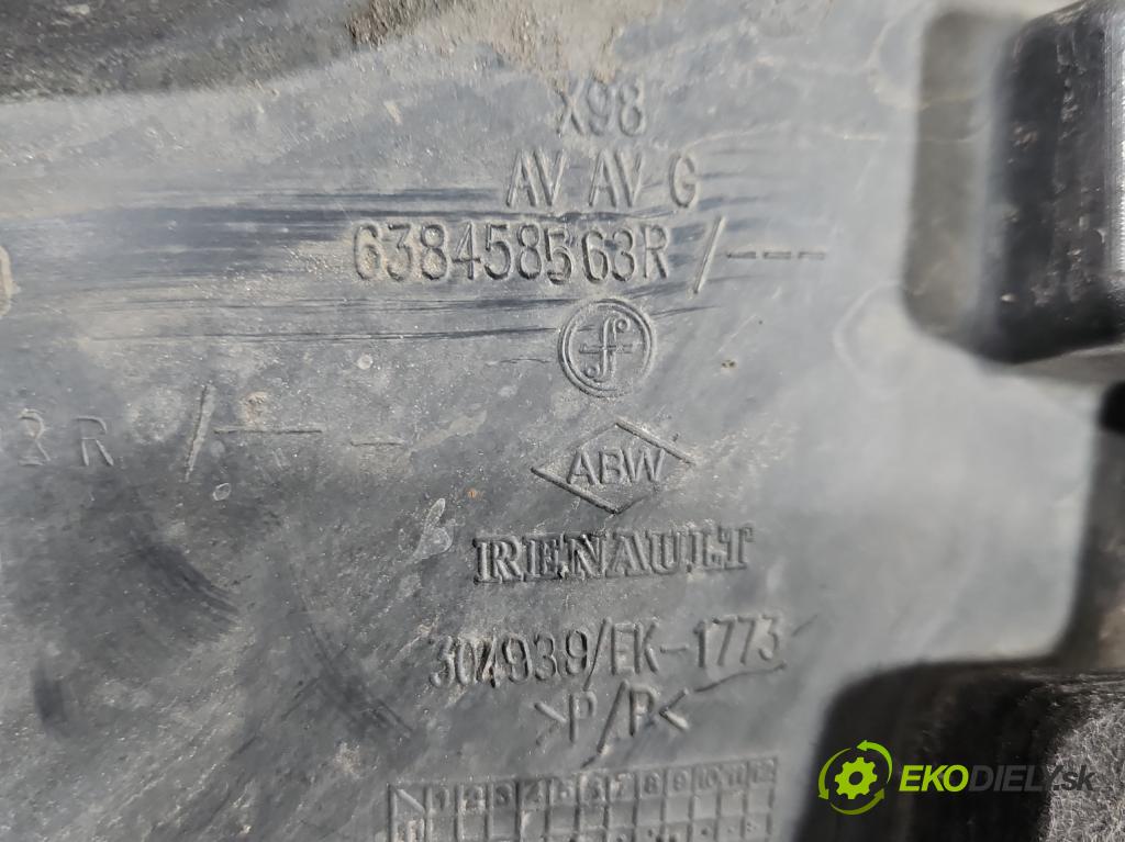 Renault Clio IV 2012-2020 1.2 16V 73 HP manual 54 kW 1149 cm3 5- Blatník: predné ľavé 638458563R