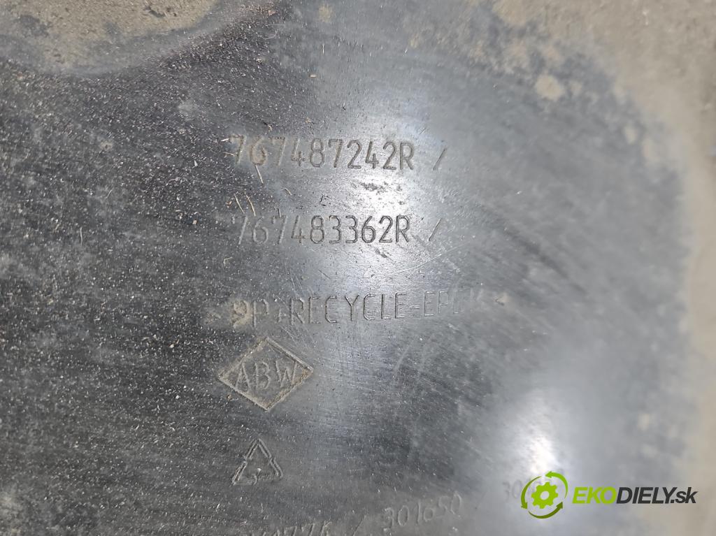 Renault Clio IV 2012-2020 1.2 16V 73 HP manual 54 kW 1149 cm3 5- Blatník: zadné pravé 767487242R