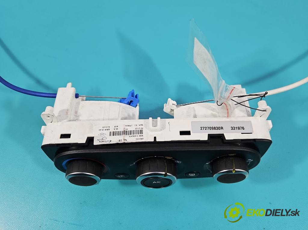 Renault Clio IV 2012-2020 1.2 16V 73 HP manual 54 kW 1149 cm3 5- panel kúrenia 272709830R