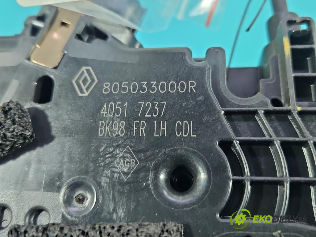 Renault Clio IV 2012-2020 1.2 16V 73 HP manual 54 kW 1149 cm3 5- zámok predné ľavý 805033000R