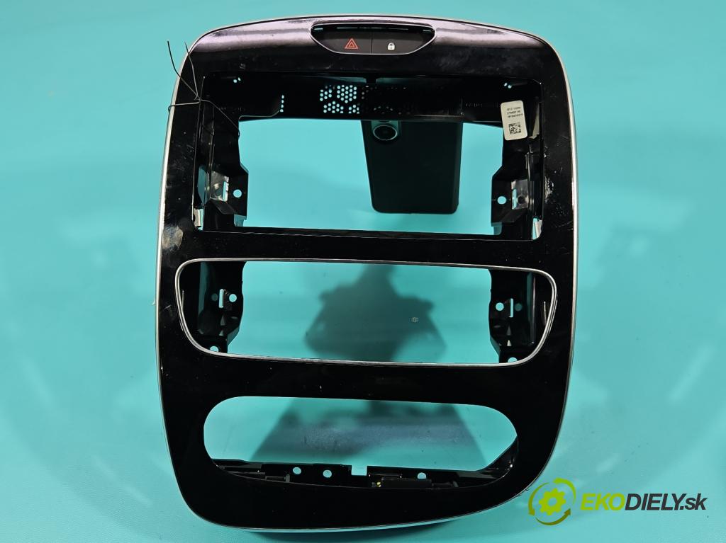 Renault Clio IV 2012-2020 1.2 16V 73 hp manual 54 kW 1149 cm3 5- rameček rádia 681043537R