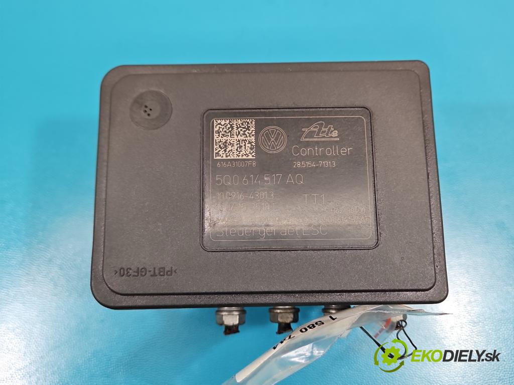 Skoda Octavia III 2013- 1.4 TSI 150 HP manual 110 kW 1395 cm3 5- čerpadlo abs 5Q0614517AQ (Pumpa ABS)