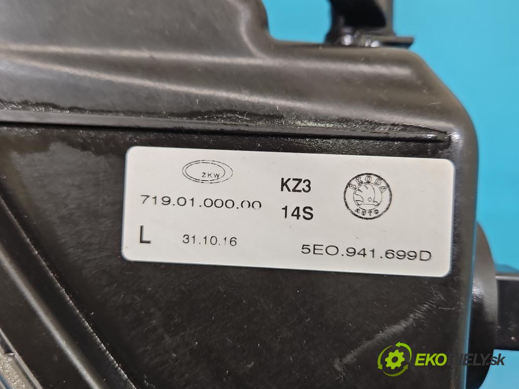 Skoda Octavia III 2013- 1.4 TSI 150 hp manual 110 kW 1395 cm3 5- Halogen levý 5E0941699D (Klika dveří ostatní)