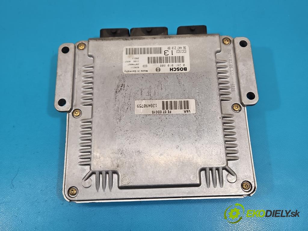 Citroen C5 I 2001-2008 2.0 hdi 109 HP manual 80 kW 1997 cm3 5- riadiaca jednotka motora 0281010808