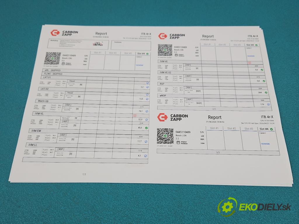Ford Focus Mk3 2010-2018 1.5 tdci 95 HP manual 70 kW 1499 cm3 5- vstrek 0445110489 (Vstrekovač paliva)