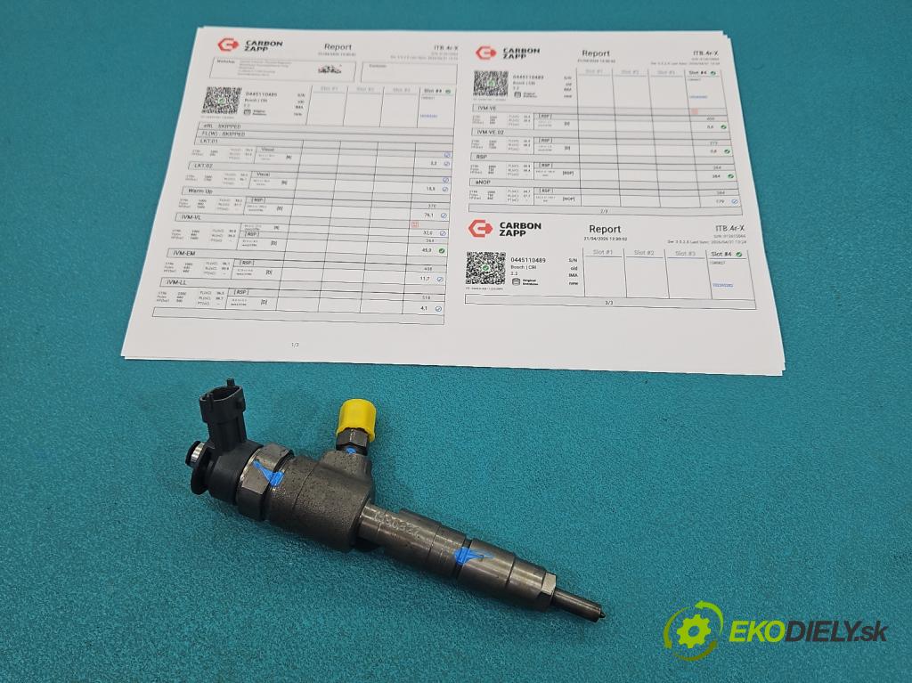 Ford Focus Mk3 2010-2018 1.5 tdci 95 HP manual 70 kW 1499 cm3 5- vstrek 0445110489 (Vstrekovač paliva)