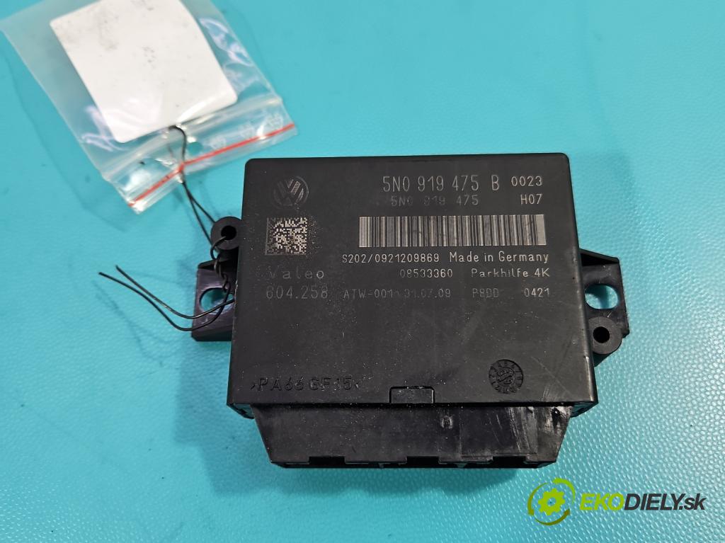 Vw Tiguan I 2007-2016 1.4 TSI 150 HP manual 110 kW 1390 cm3 5- riadiaca jednotka parkovaní: 5N0919475B