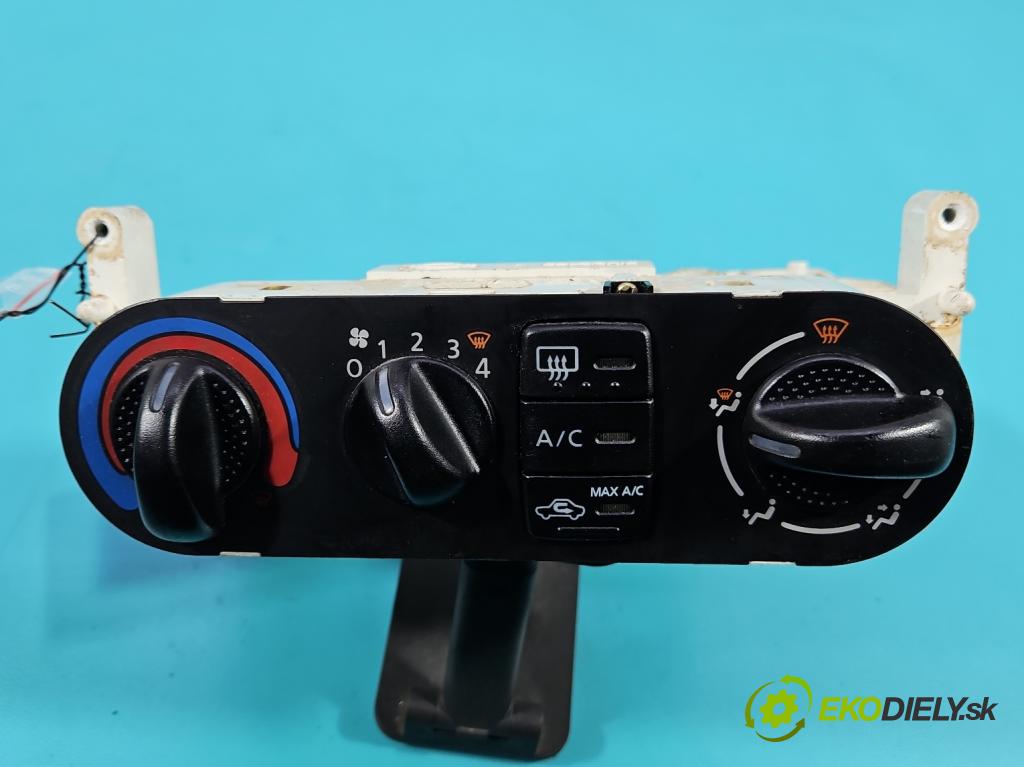 Nissan Almera N16 2000-2006 1.5 16V 98 hp manual 72 kW 1497 cm3 5- palubní deska panel topení 