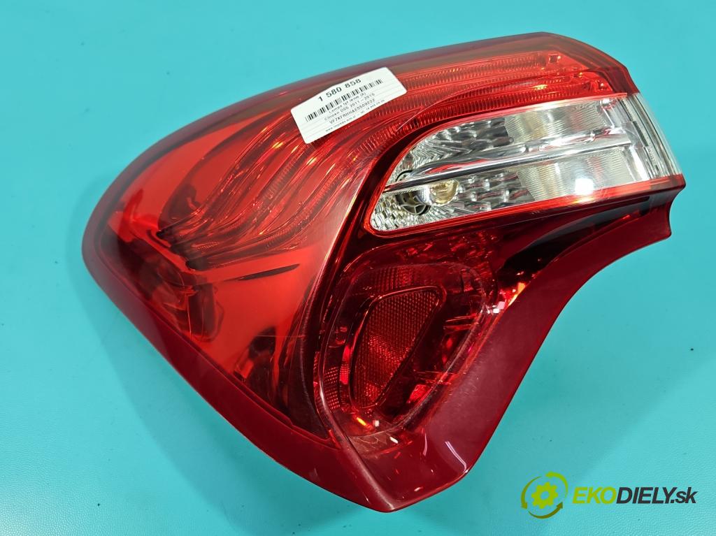 Citroen DS5 2011-2015 2.0 HDI 163 HP automatic 120 kW 1997 cm3 5- svetlo / reflektor zadné ľavé 9803167880 (Kľučka dverí ostatné)