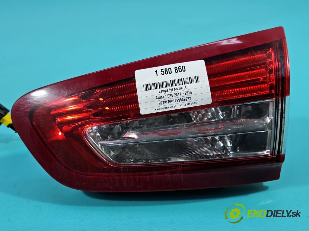 Citroen DS5 2011-2015 2.0 HDI 163 hp automatic 120 kW 1997 cm3 5- světlo zadní pravé 9803167980 (Klika dveří ostatní)