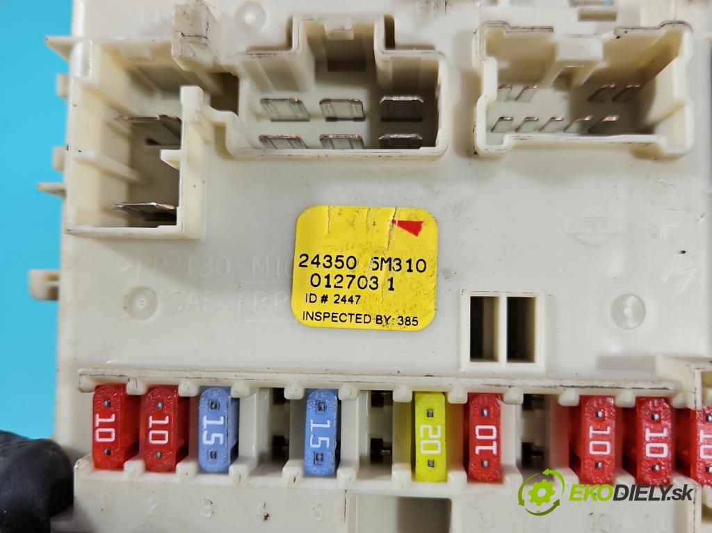 Nissan Almera N16 2000-2006 1.5 16V 98 HP manual 72 kW 1497 cm3 5- riadiaca jednotka motora MEC32-210