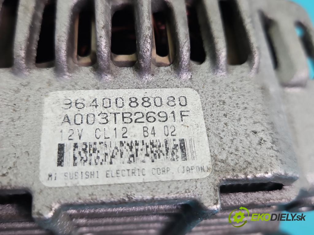 Peugeot 407 2.0 16V 136 HP manual 100 kW 1997 cm3 4- Alternator 9640088080 (Alternátor)