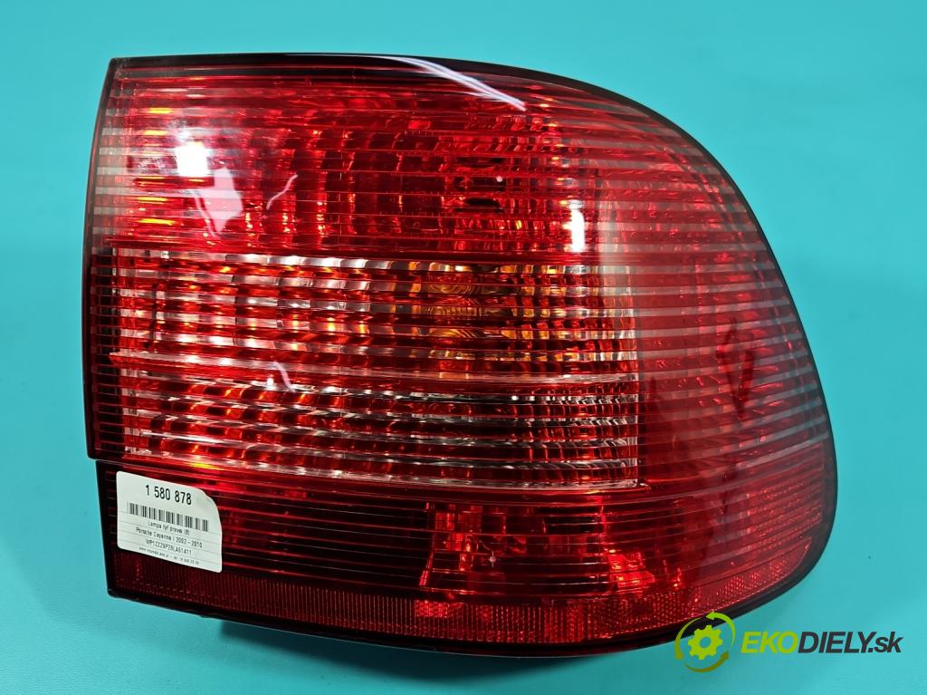 Porsche Cayenne I 2002-2010 4.5 V8 340KM: automatic 250 kW 4511 cm3 5- svetlo / reflektor zadné pravé 7L5945096A (Kľučka dverí ostatné)