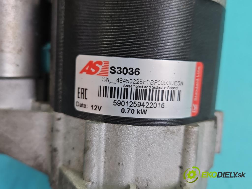 Nissan Almera N16 2000-2006 1.5 16V 98 HP manual 72 kW 1497 cm3 5- štartér  (Štartér)