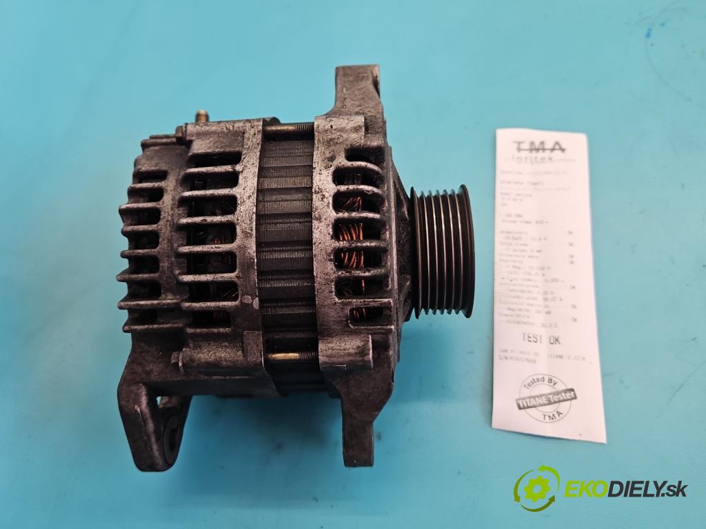 Nissan Almera N16 2000-2006 1.5 16V 98 HP manual 72 kW 1497 cm3 5- Alternator 23100-BU010 (Alternátor)