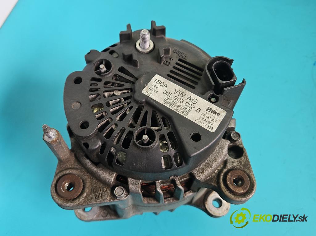 Vw Passat B7 2010-2014 2.0 tdi 140 HP manual 103 kW 1968 cm3 5- Alternator 03L903023B (Alternátor)