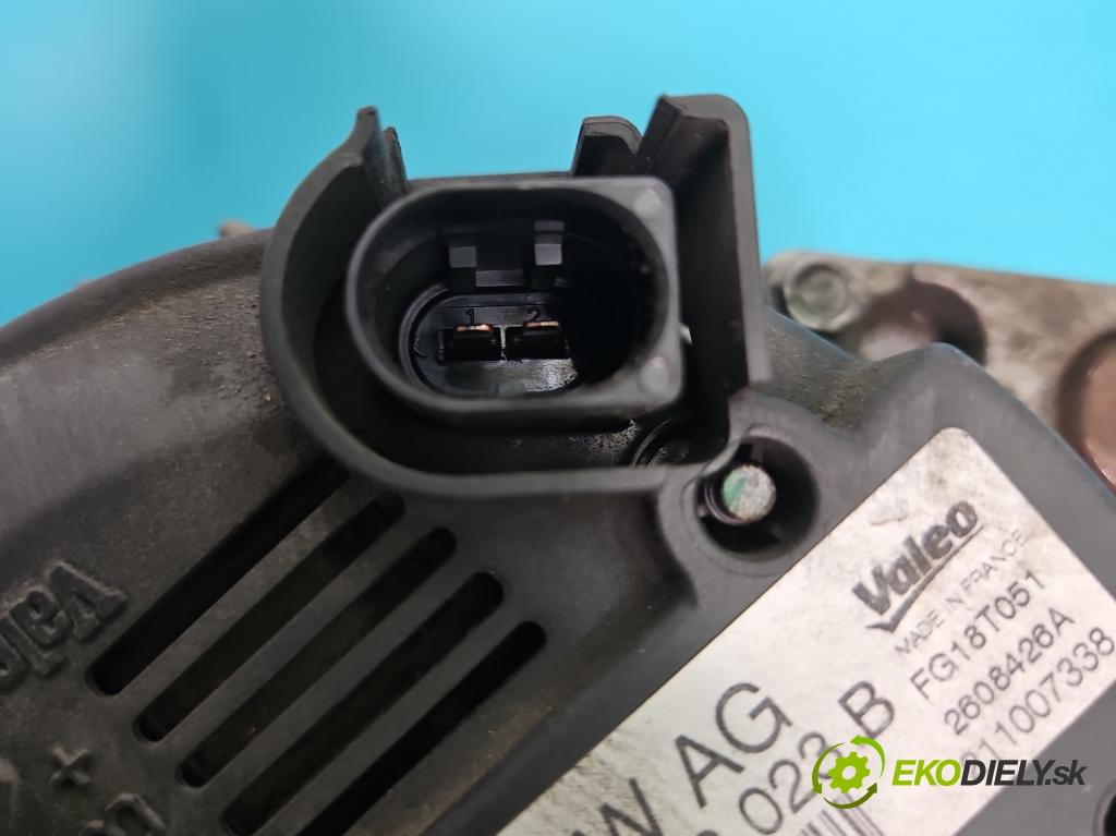 Vw Passat B7 2010-2014 2.0 tdi 140 HP manual 103 kW 1968 cm3 5- Alternator 03L903023B (Alternátor)