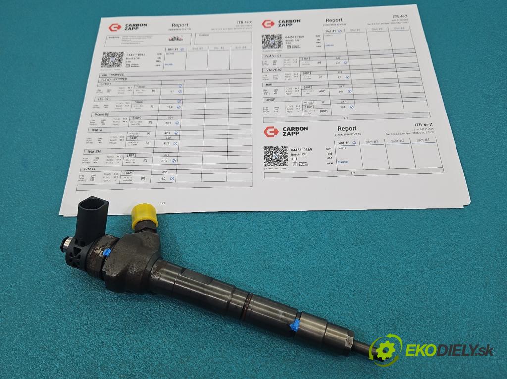 Vw Passat B7 2010-2014 2.0 tdi 140 HP manual 103 kW 1968 cm3 5- vstrek 0445110369 (Vstrekovač paliva)