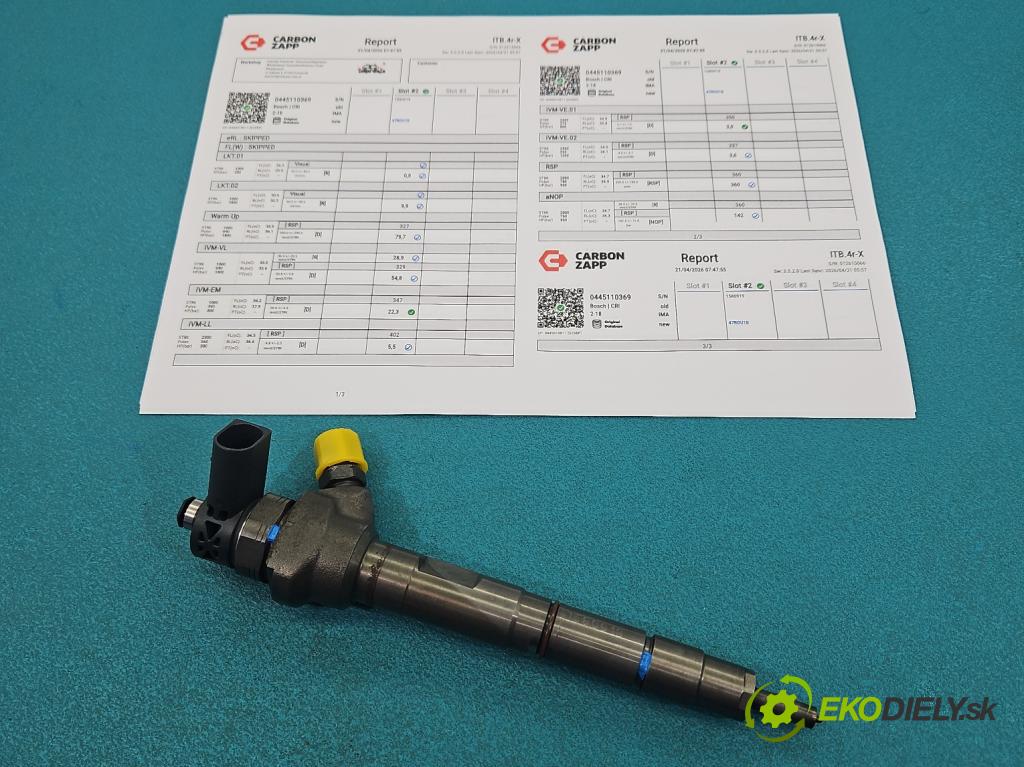 Vw Passat B7 2010-2014 2.0 tdi 140 HP manual 103 kW 1968 cm3 5- vstrek 0445110369 (Vstrekovač paliva)
