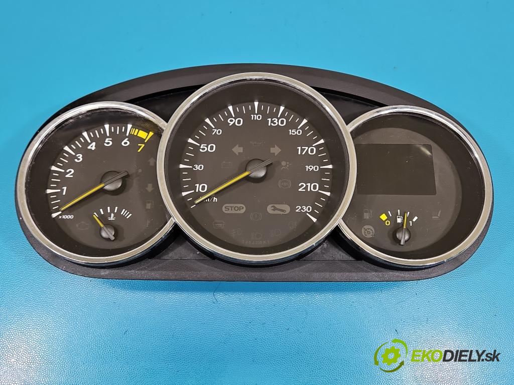 Renault Fluence 1.6 16V 110 HP manual 81 kW 1598 cm3 4- prístrojovka/ budíky 281216746 (Prístrojová doska)