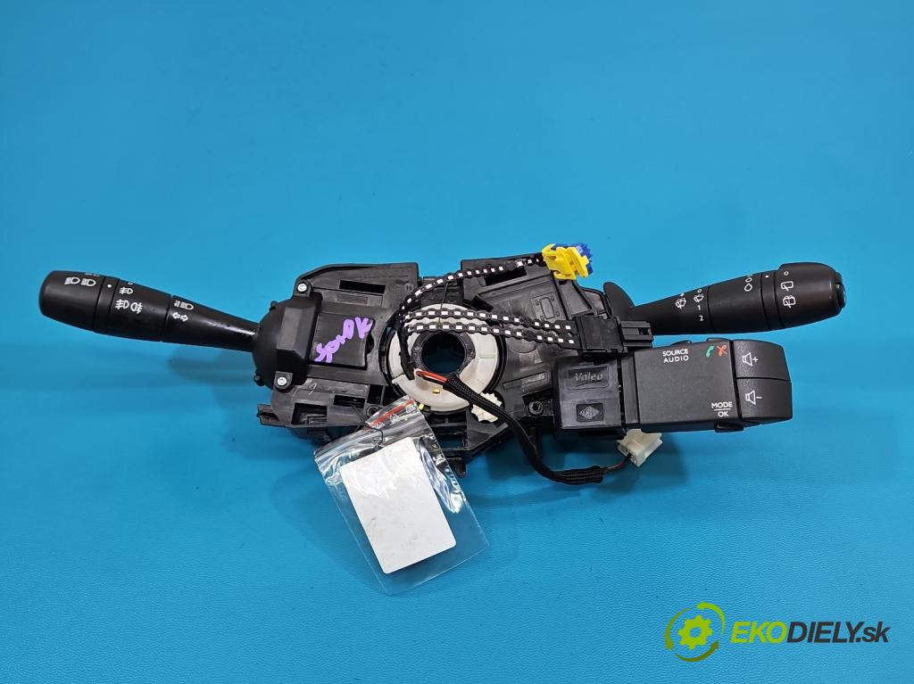 Renault Clio IV 2012-2020 1.2 16V 73 hp manual 54 kW 1149 cm3 5- Přepínač sdružený 255671163R (Páčky pod volantem)