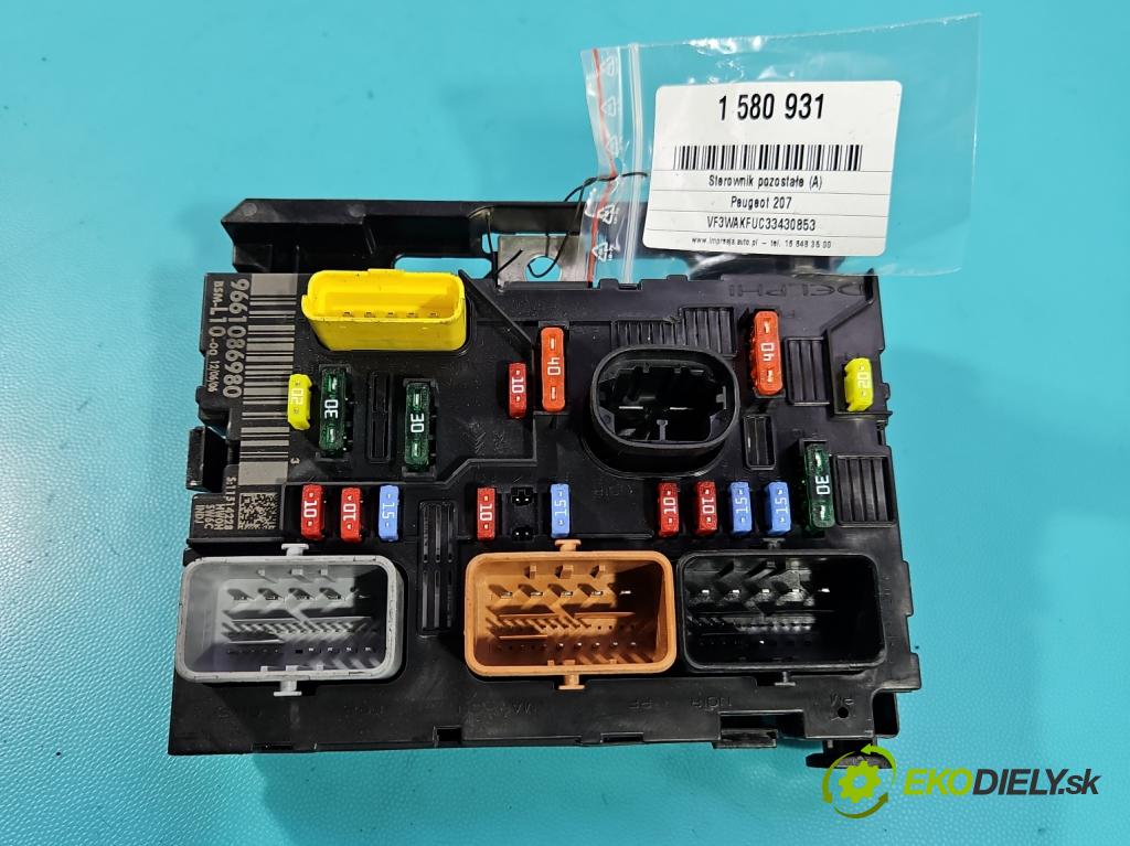 Peugeot 207 1.4 16V 88 HP manual 65 kW 1360 cm3 3- riadiaca jednotka ostatné 9661086980