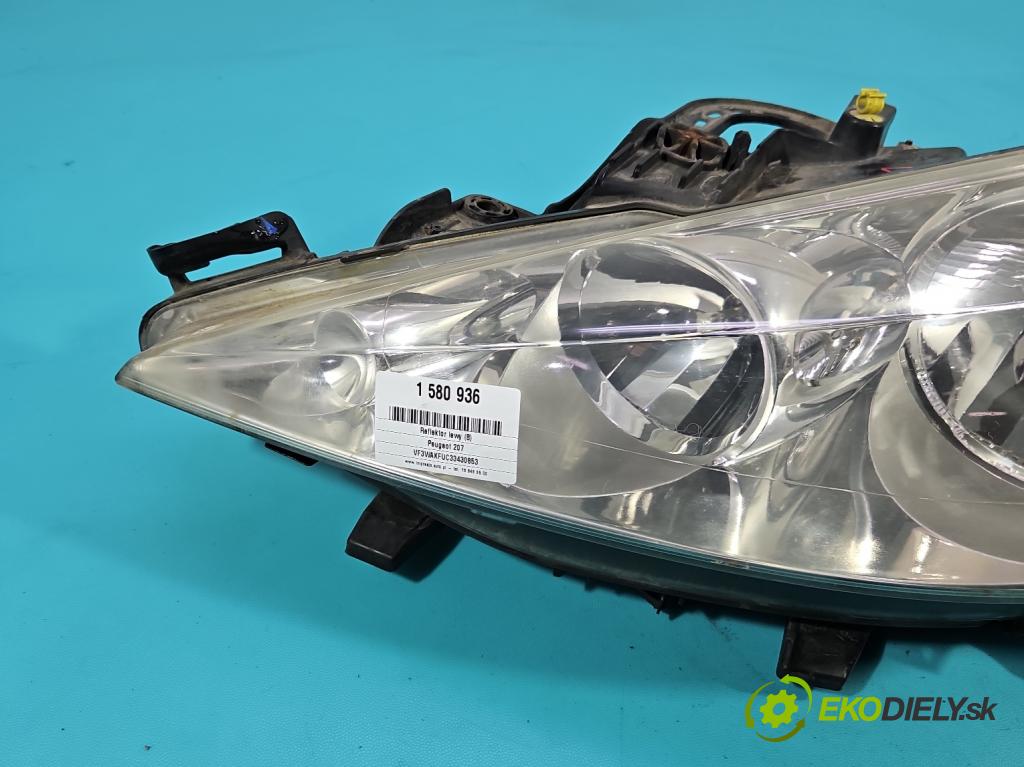 Peugeot 207 1.4 16V 88 HP manual 65 kW 1360 cm3 3- Reflektor: ľavý  (Kľučka dverí ostatné)