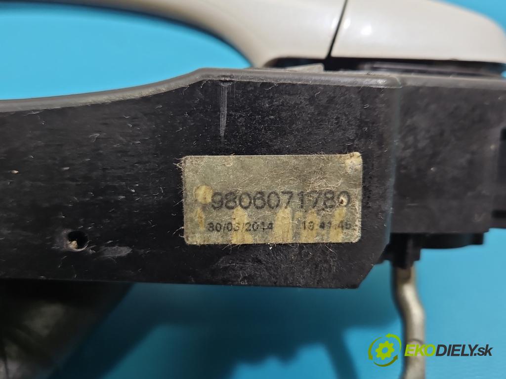 Citroen DS5 2011-2015 2.0 HDI 163 HP automatic 120 kW 1997 cm3 5- rukoväť predné ľavé mimo: 9806071780 (Kľučka dverí vonkajšia predná ľavá)