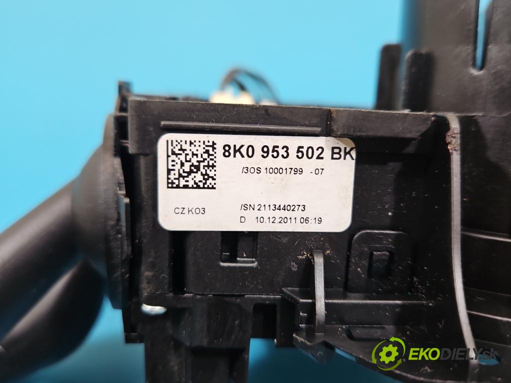 Audi Q5 2008-2016 3.0 tdi 239KM automatic 176 kW 2967 cm3 5- prepínač komplex: 8K0953502BK (Prepínacie páčky pod volantom)