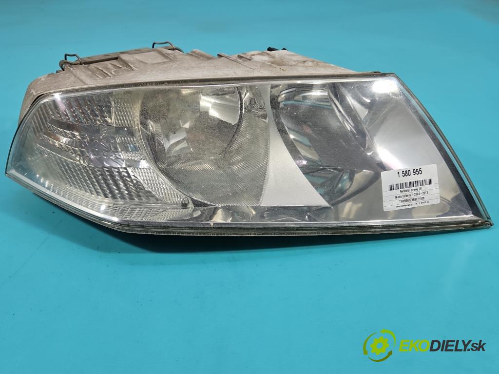 Skoda Octavia II 2004-2013 1.9 tdi 105 hp manual 77 kW 1896 cm3 5- světlo pravý  (Pravé přední světlo)