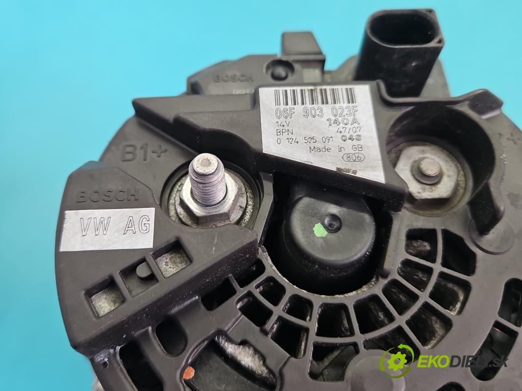 Skoda Octavia II 2004-2013 1.9 tdi 105 HP manual 77 kW 1896 cm3 5- Alternator 06F903023F (Alternátor)