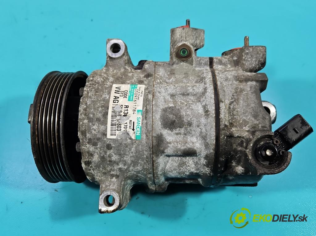 Skoda Octavia II 2004-2013 1.9 tdi 105 HP manual 77 kW 1896 cm3 5- Kompresor: klimatizácie 1K0820803 (Kompresor klimatizácie)