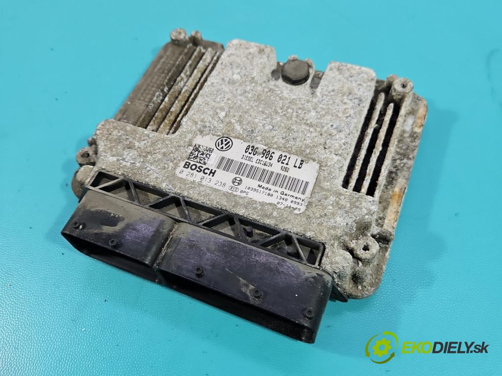 Skoda Octavia II 2004-2013 1.9 tdi 105 HP manual 77 kW 1896 cm3 5- riadiaca jednotka motora 03G906021LB