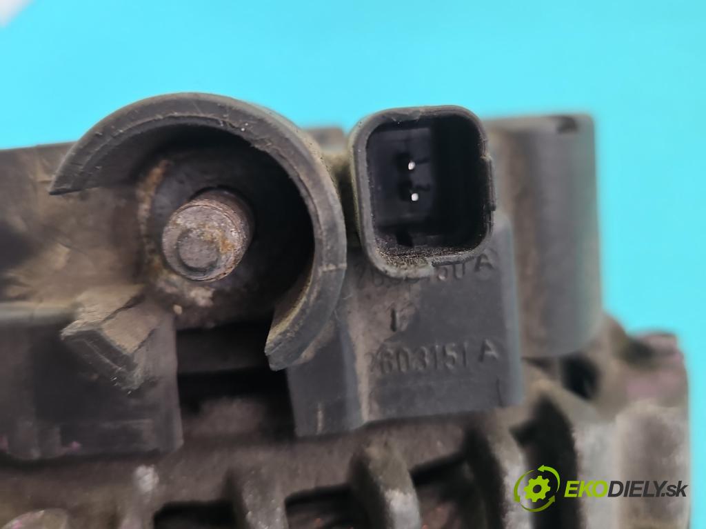 Peugeot 207 1.4 16V 88 HP manual 65 kW 1360 cm3 3- Alternator 9656956280 (Alternátor)