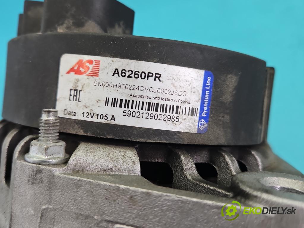 Opel Zafira B 2005-2014 1.9 cdti 150 HP manual 110 kW 1910 cm3 5- Alternator  (Alternátor)