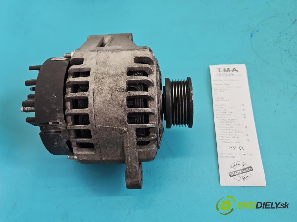 Opel Zafira B 2005-2014 1.9 cdti 150 HP manual 110 kW 1910 cm3 5- Alternator  (Alternátor)