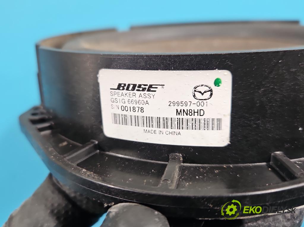 Mazda 6 II GH 2007-2012 2.0 citd 140 HP manual 103 kW 1998 cm3 5- Reproduktor 299597-001