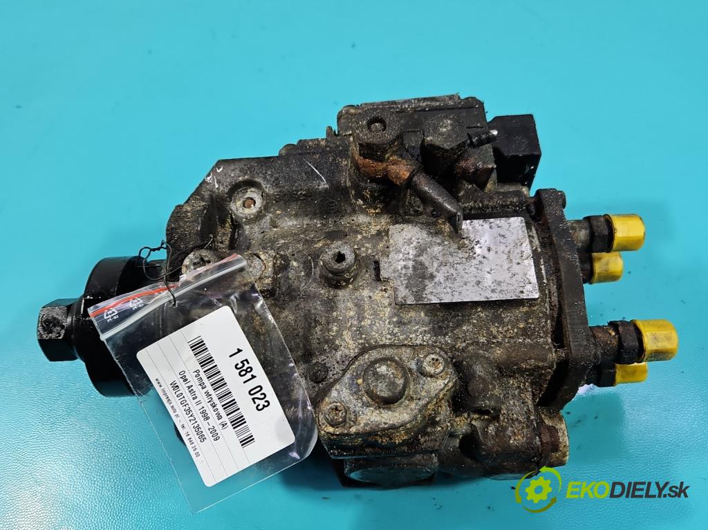 Opel Astra II 1998-2009 2.0 dti 101 hp manual 74 kW 1995 cm3 5- čerpadlo vstřikovací 0470504011 (Vstřikovací čerpadlo)