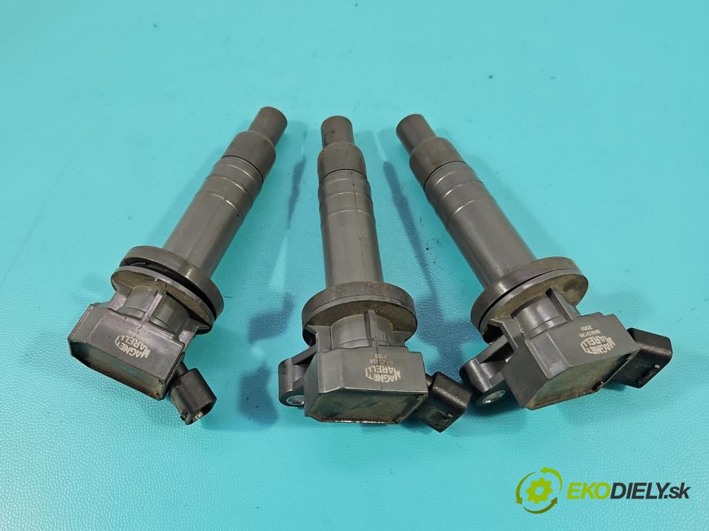 Citroen C1 I 2005-2014 1.0 12V 68 HP manual 50 kW 998 cm3 3- cievka zapaľovacia  (Zapaľovacia cievka)