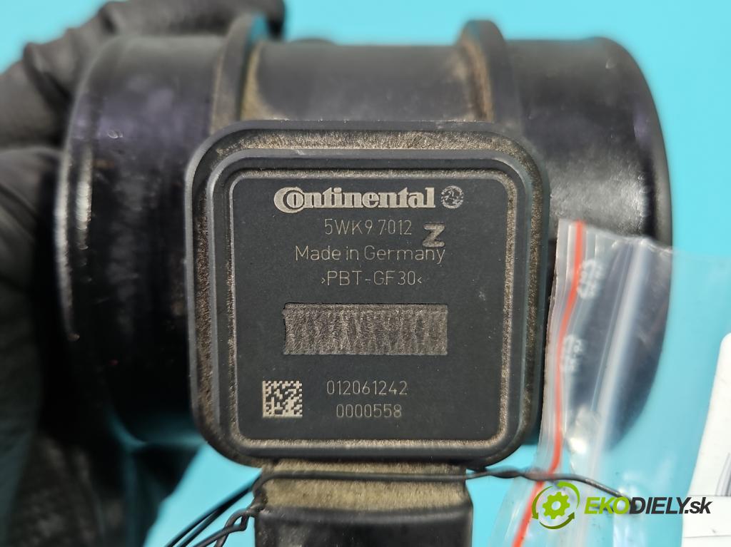 Opel Zafira B 2005-2014 1.8 16V 140 HP manual 103 kW 1796 cm3 5- průtokoměr: 5WK97012 (Váha vzduchu)