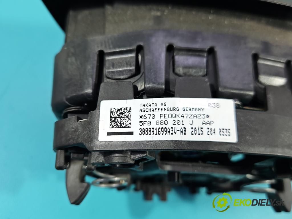 Seat Leon III 2012-2020 2.0 tdi 150 HP manual 110 kW 1968 cm3 5- airbag vzduch: Řidiči: 5F0880201J (Airbag)